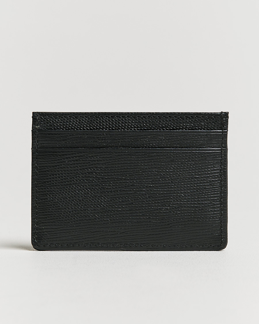 Men | Cardholders | BOSS | Gallery Leather Credit Card Holder Black