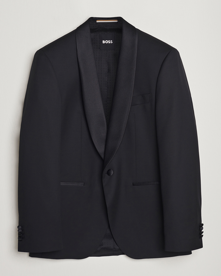 Men | Tuxedos | BOSS BLACK | Jeckson Shawl Tuxedo Blazer Black