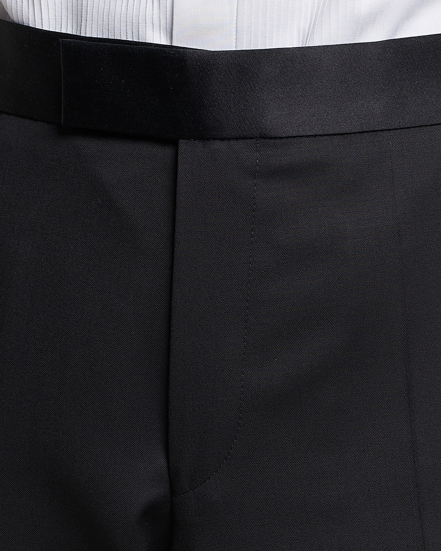 Men | Trousers | BOSS BLACK | Lenon Tuxedo Trousers Black
