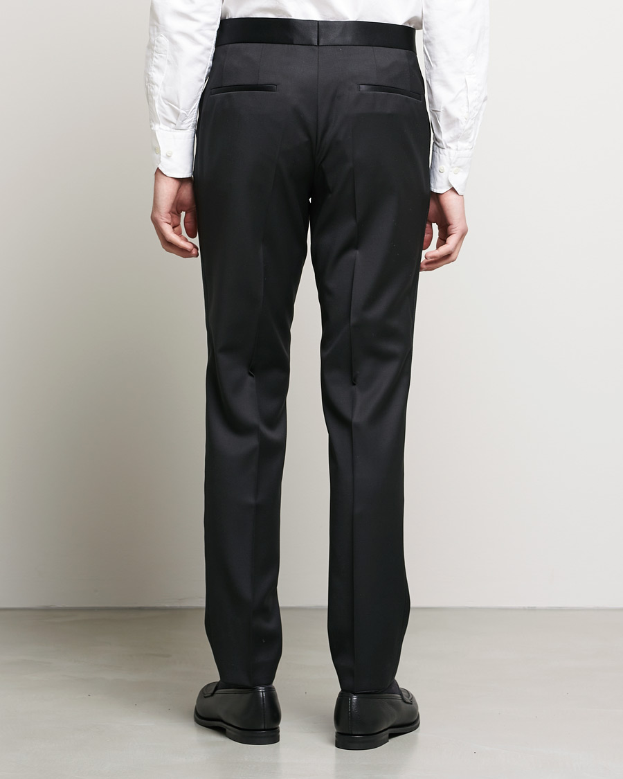 Men | Trousers | BOSS BLACK | Genius Tuxedo Trousers Black