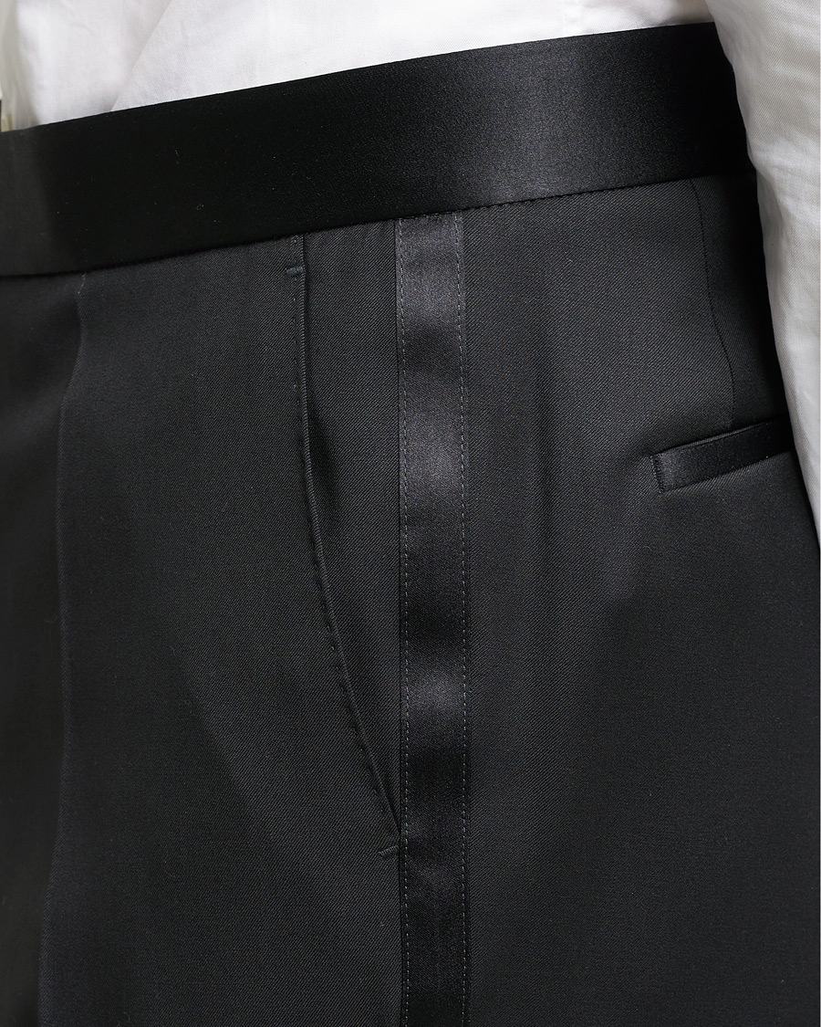 Men | Trousers | BOSS BLACK | Genius Tuxedo Trousers Black