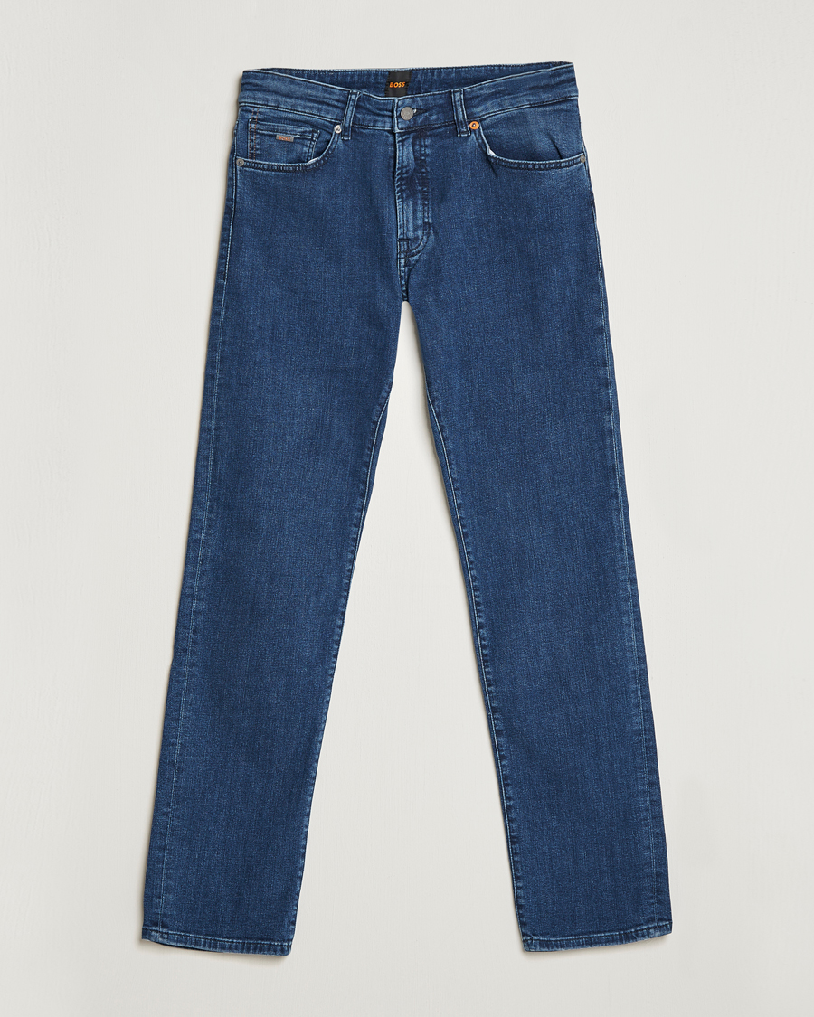 Men |  | BOSS ORANGE | Maine Regular Fit Super Stretch Jeans Lagoon Blue