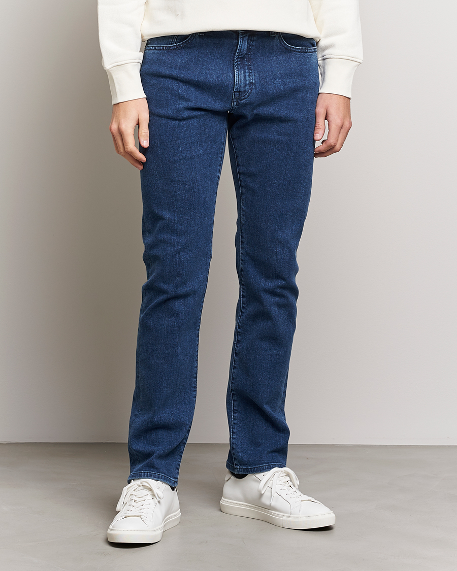 Men | BOSS ORANGE | BOSS ORANGE | Maine Regular Fit Super Stretch Jeans Lagoon Blue
