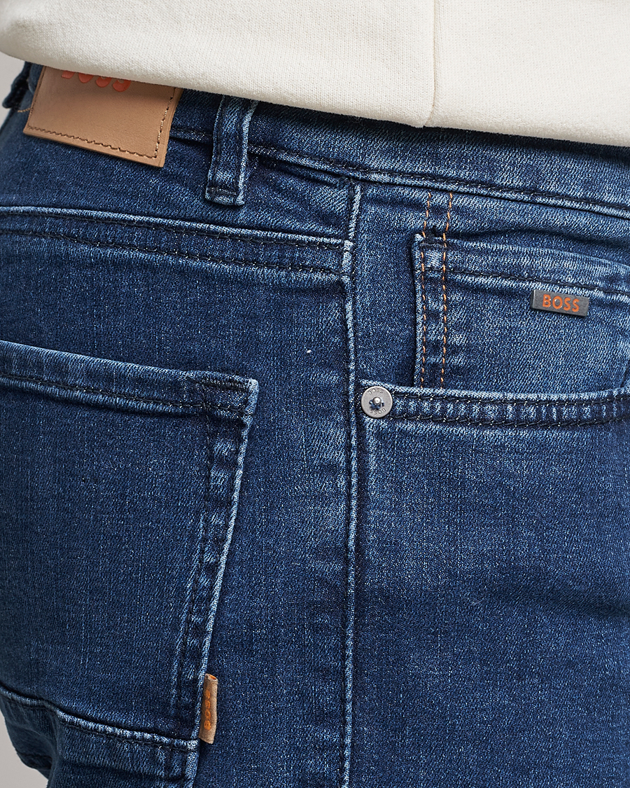 Men | Jeans | BOSS ORANGE | Maine Regular Fit Super Stretch Jeans Lagoon Blue