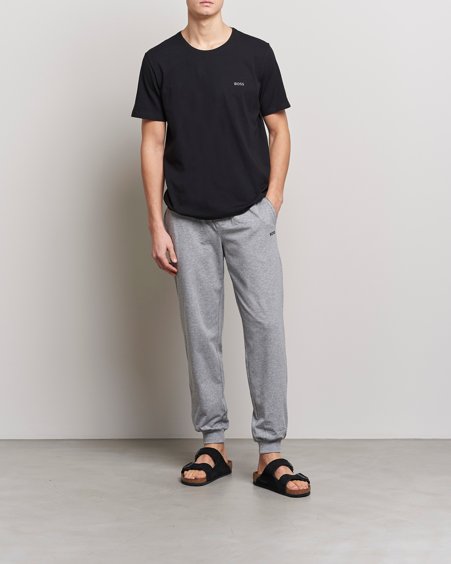 Men | T-Shirts | BOSS BLACK | Loungewear Small Logo Tee Black