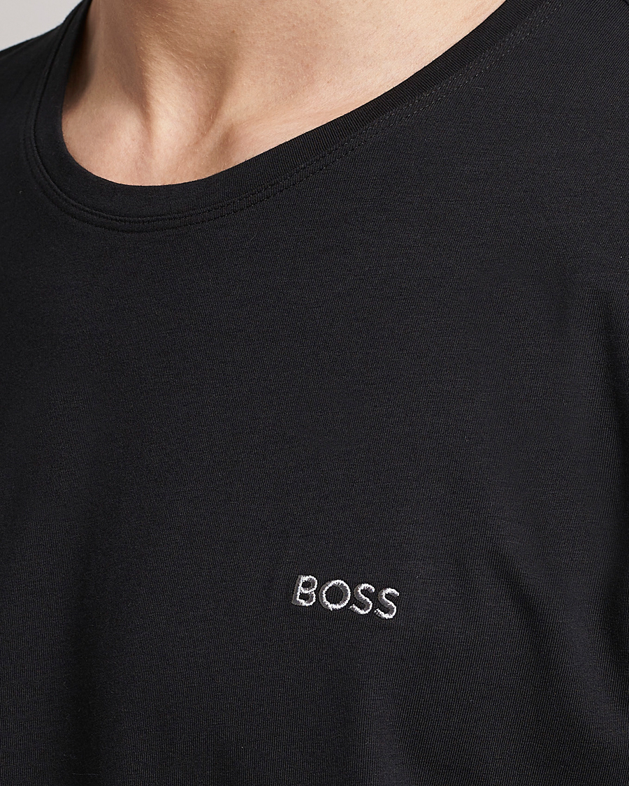 Men | T-Shirts | BOSS BLACK | Loungewear Small Logo Tee Black