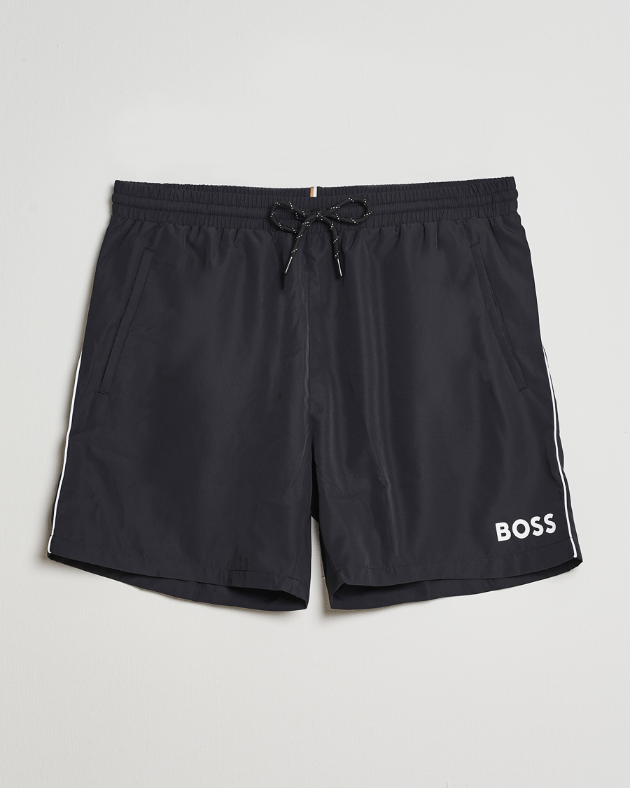 Men | Swimwear | BOSS BLACK | Starfish Swimshorts Black