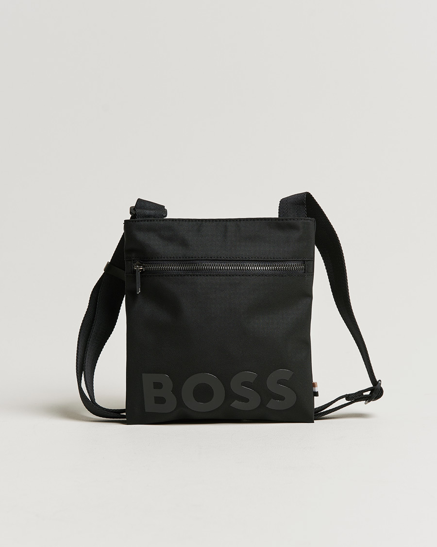 Men | Shoulder Bags | BOSS | Catch Zip Shoulder Bag Black