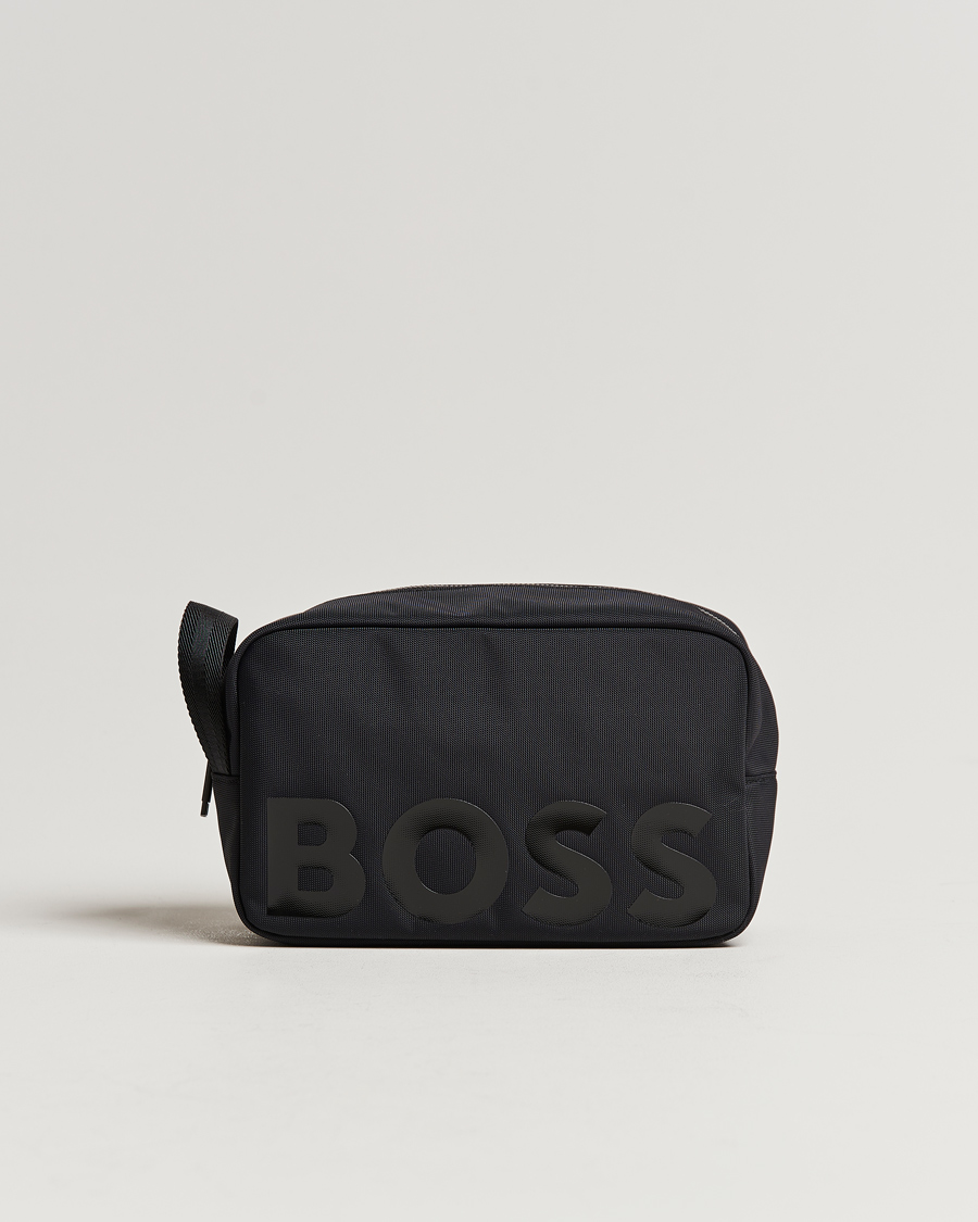 Men | Wash Bags | BOSS | Catch Washbag Black