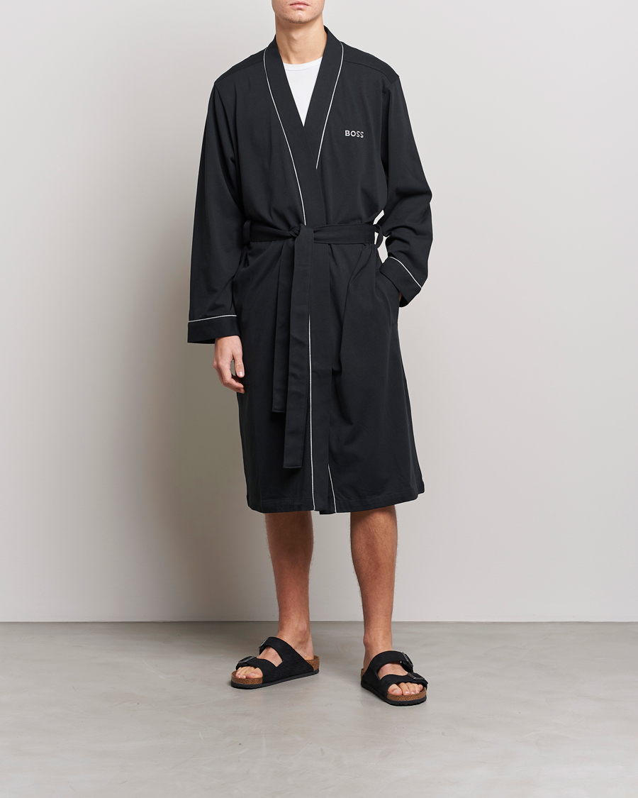 Men | Pyjamas & Robes | BOSS BLACK | Kimono Black