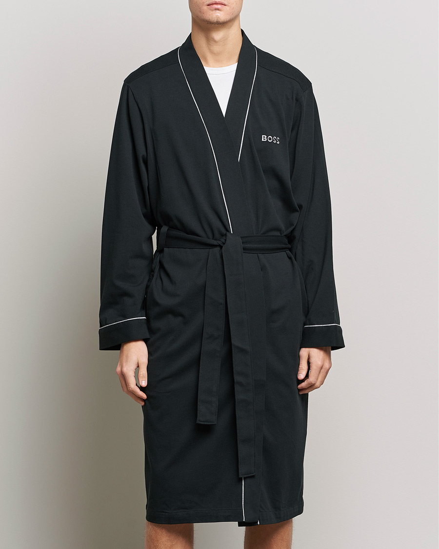 Men | Pyjamas & Robes | BOSS BLACK | Kimono Black