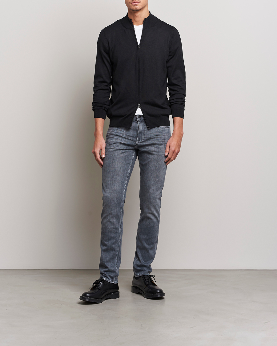 Men | Business & Beyond | BOSS | Delaware Slim Fit Stretch Jeans Medium Grey