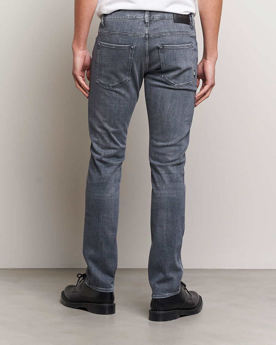 Men | Jeans | BOSS BLACK | Delaware Slim Fit Stretch Jeans Medium Grey