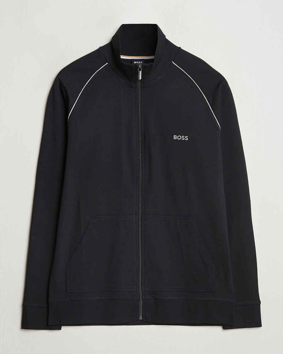 Long Sleeve Carman Zip Jacket Black