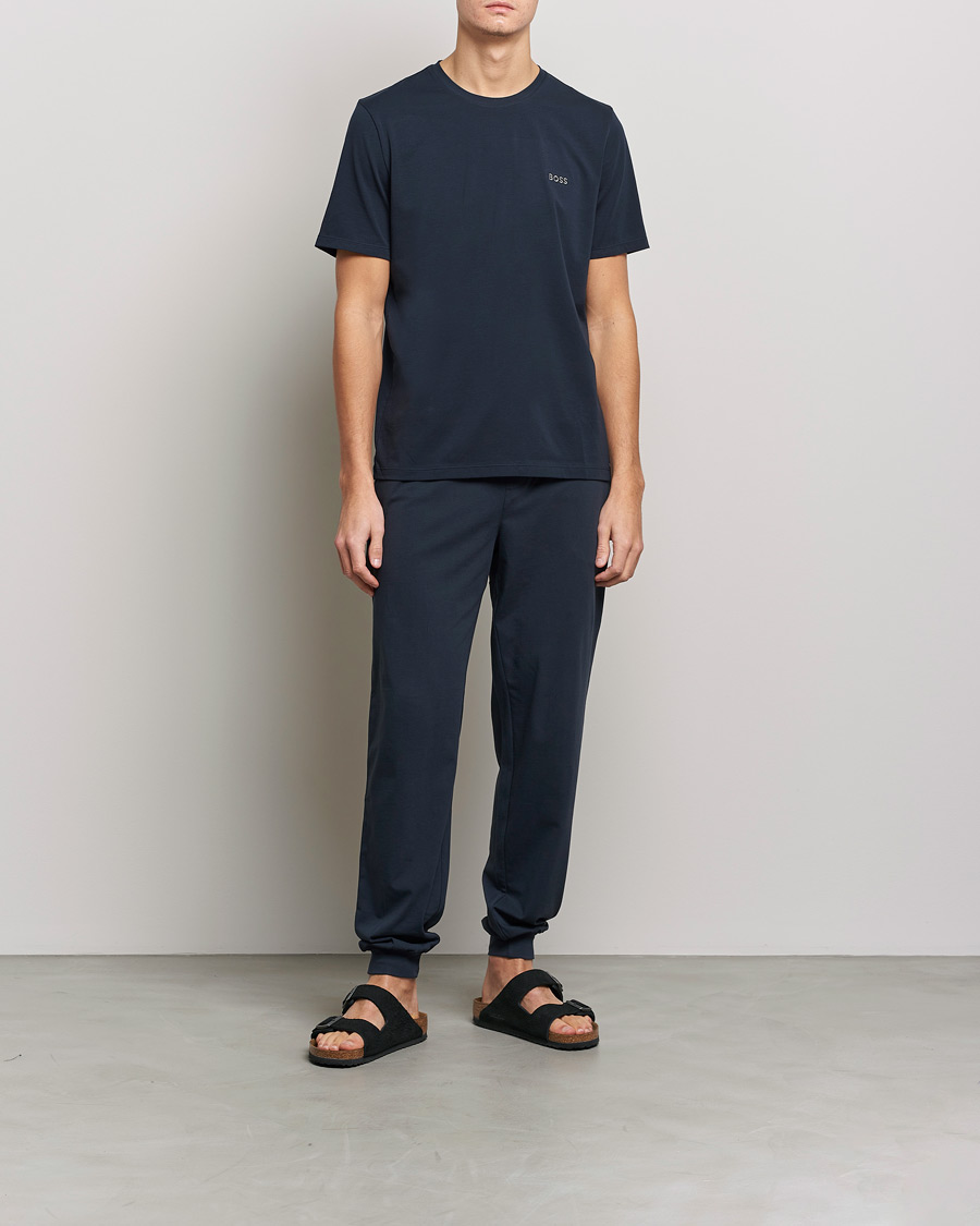 Men | Trousers | BOSS BLACK | Mix & Match Sweatpants Dark Blue