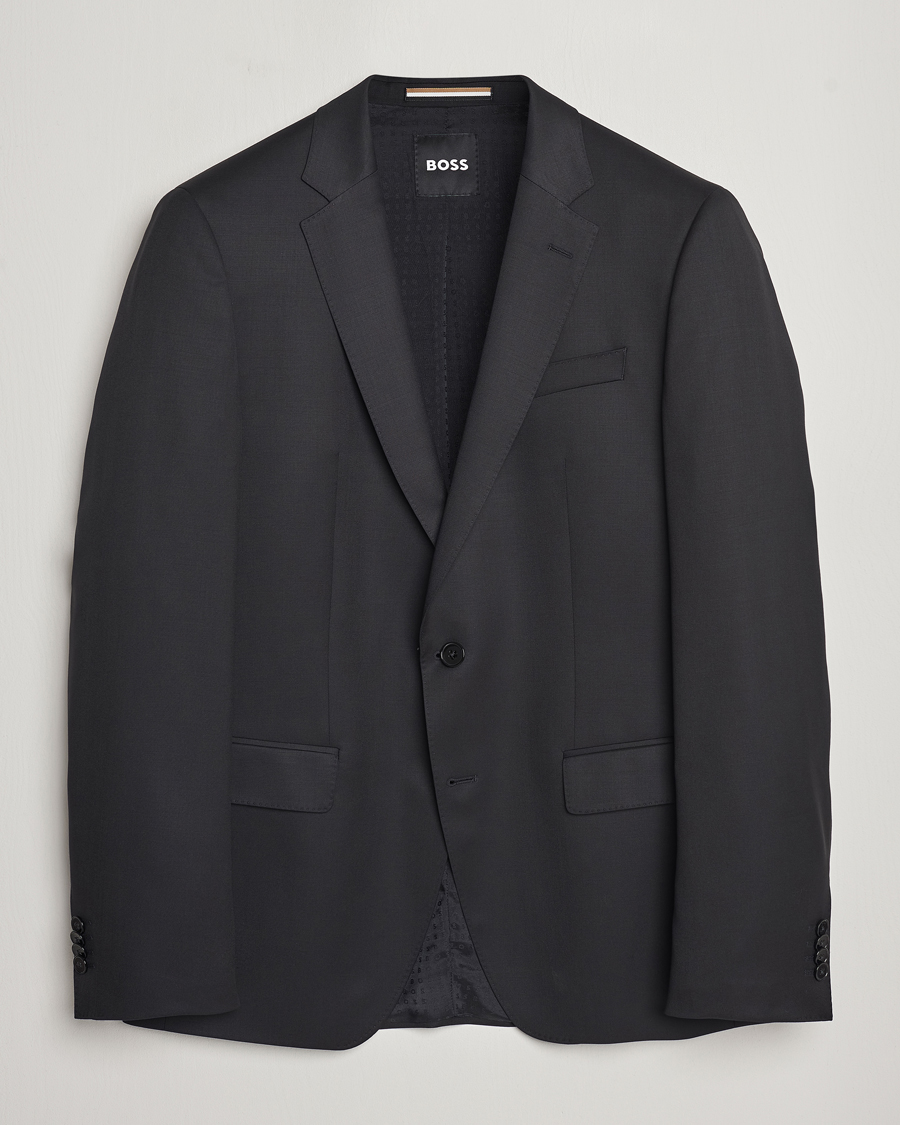 Men | What's new | BOSS BLACK | Huge Slim Fit Wool Blazer Black