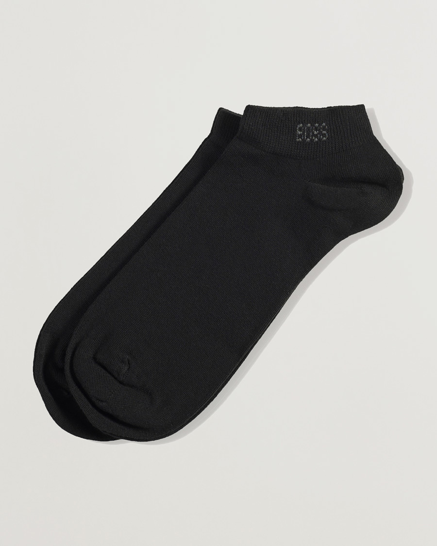 Men | Ankle Socks | BOSS | 2-Pack Sneaker Socks Black
