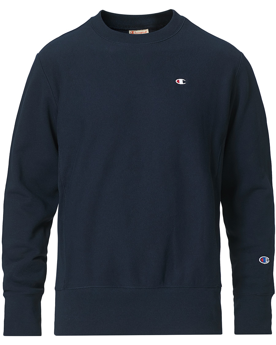 Men | Sweaters & Knitwear | Champion | Reverse Weave Soft Fleece Sweatshirt Sky Captain