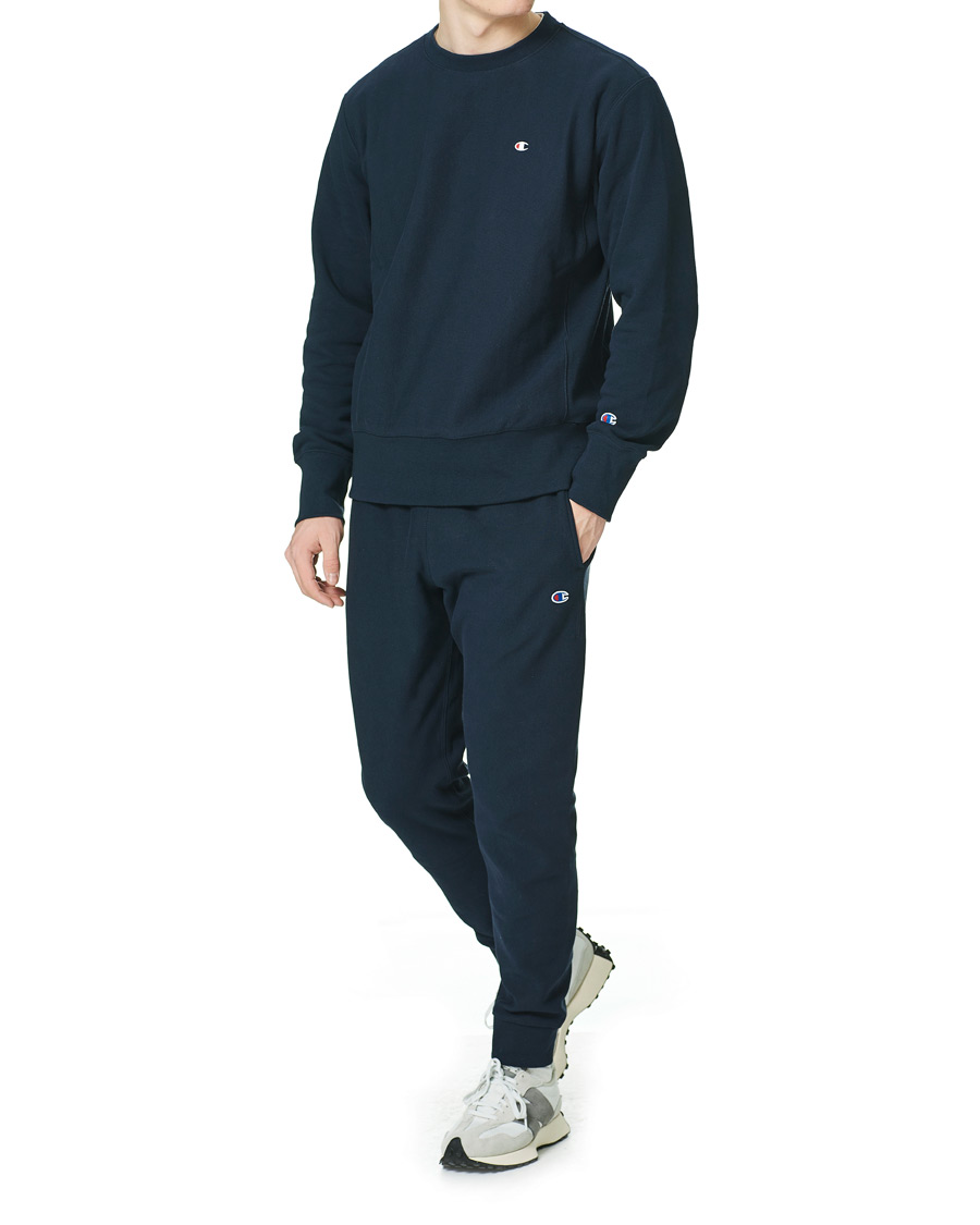Men | Sweaters & Knitwear | Champion | Reverse Weave Soft Fleece Sweatshirt Sky Captain