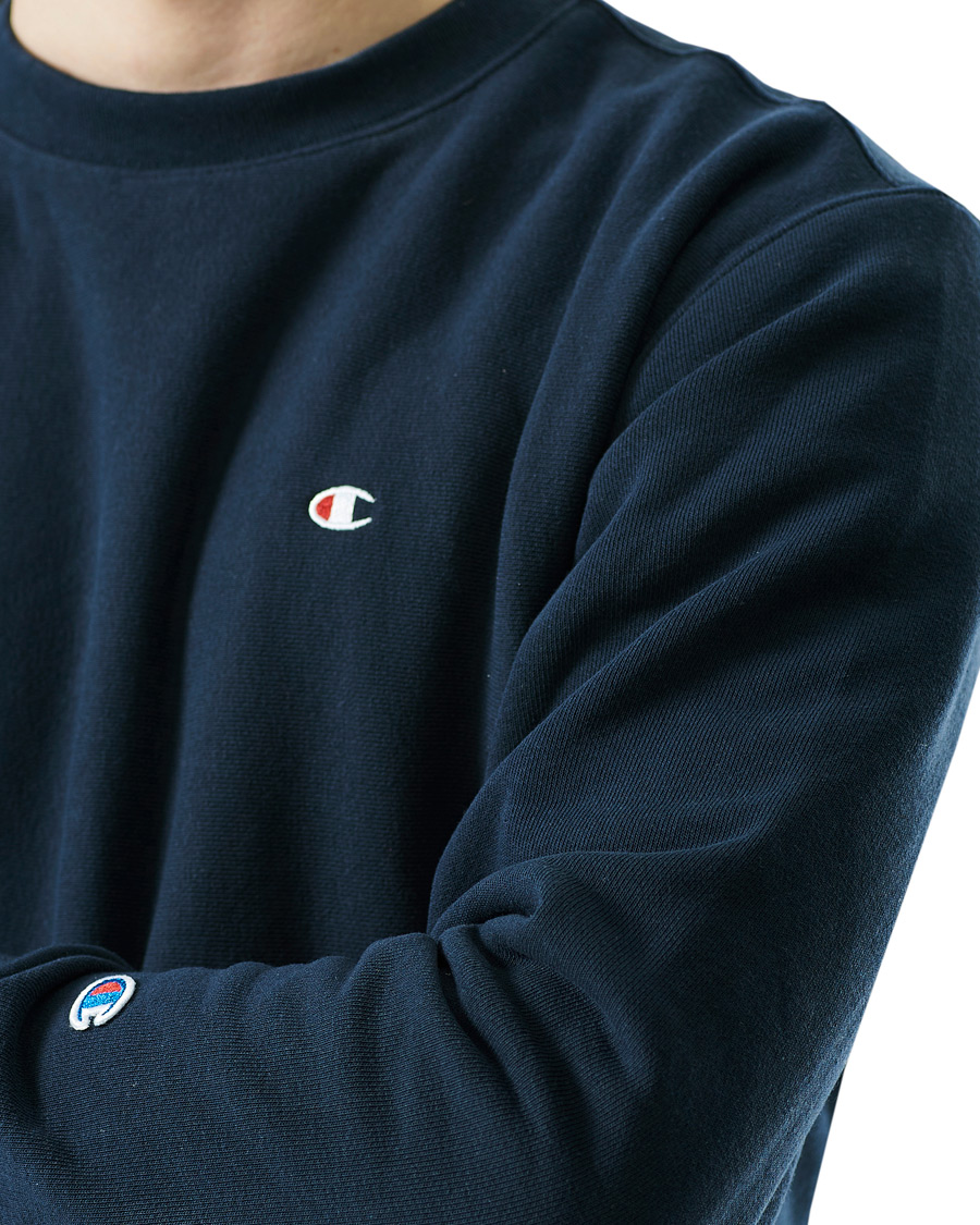 Men | Sweaters & Knitwear | Champion | Reverse Weave Soft Fleece Sweatshirt Sky Captain