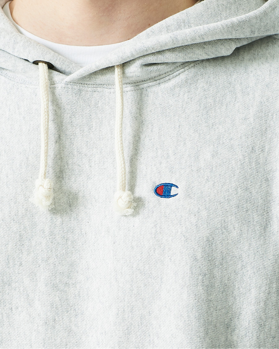 Men | Sweaters & Knitwear | Champion | Reverse Weave Soft Fleece Hood Gray Melange