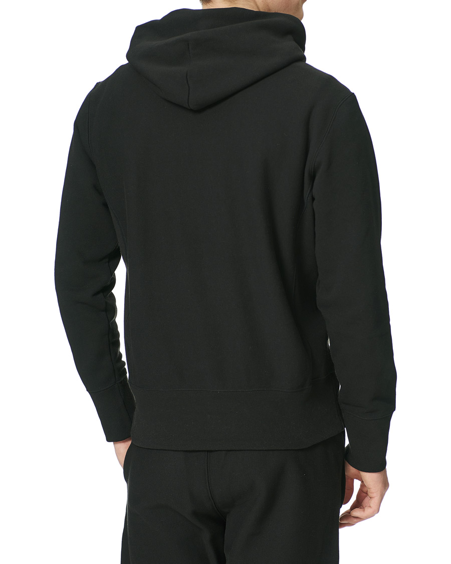 Men | Sweaters & Knitwear | Champion | Reverse Weave Soft Fleece Hood Black Beauty