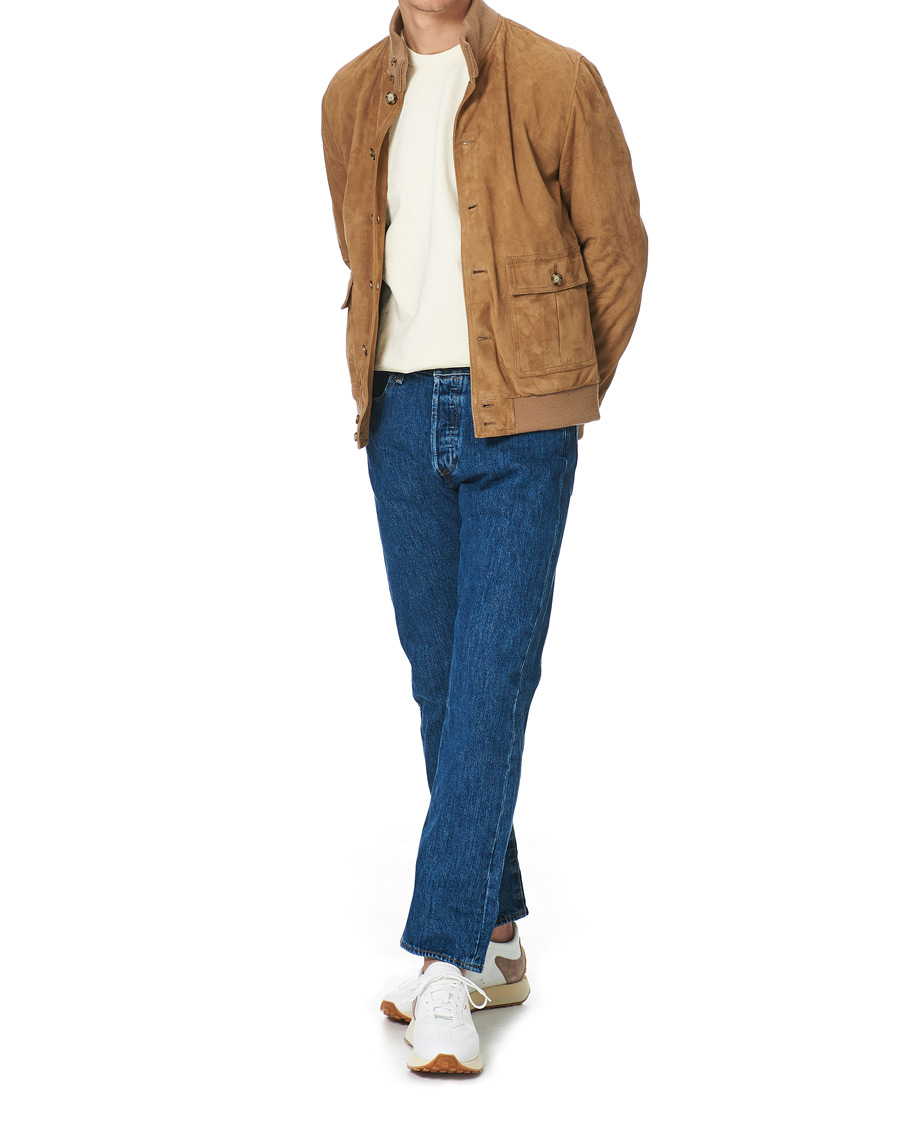 Men | Coats & Jackets | Valstar | Valstarino Suede Jacket Light Brown