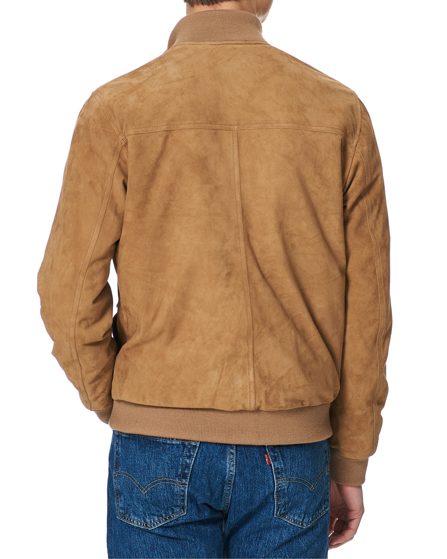Men | Coats & Jackets | Valstar | Valstarino Suede Jacket Light Brown