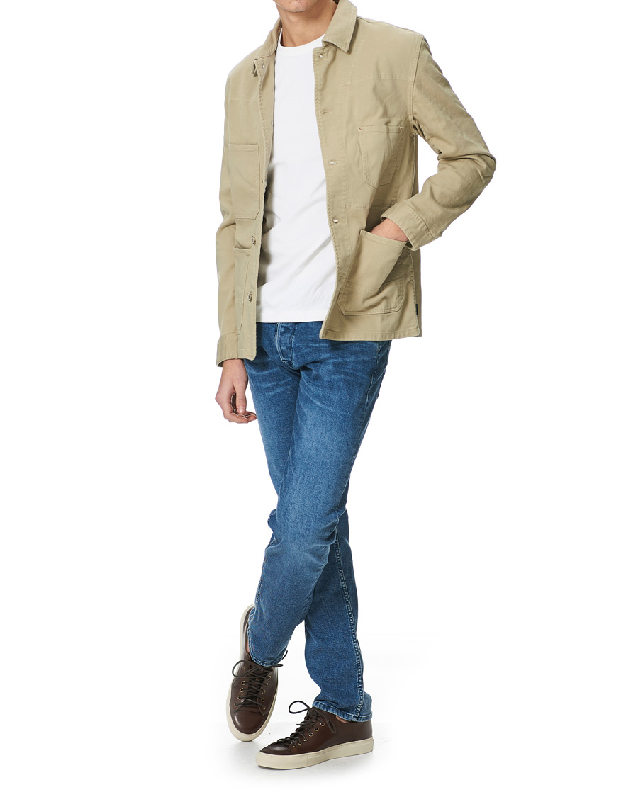 Men | Jeans | Replay | Grover Straight Fit Clouds Jeans Medium Blue