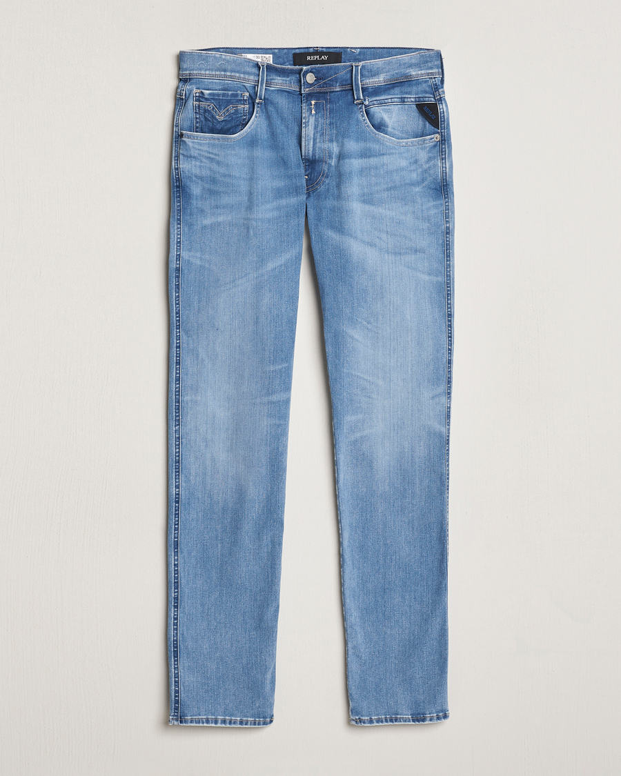 Men | Jeans | Replay | Anbass Hyperflex Re-Used Jeans Light Blue