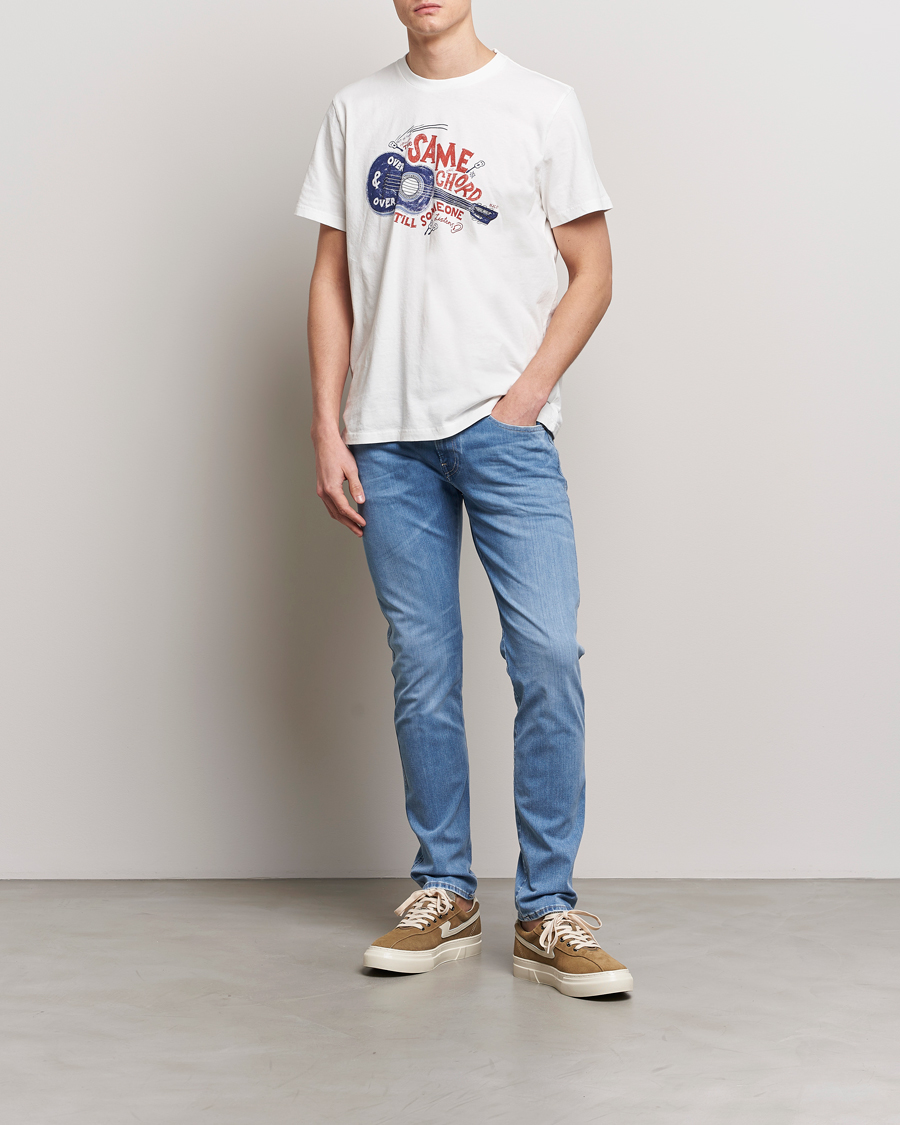 Men | Jeans | Replay | Anbass Hyperflex Re-Used Jeans Light Blue