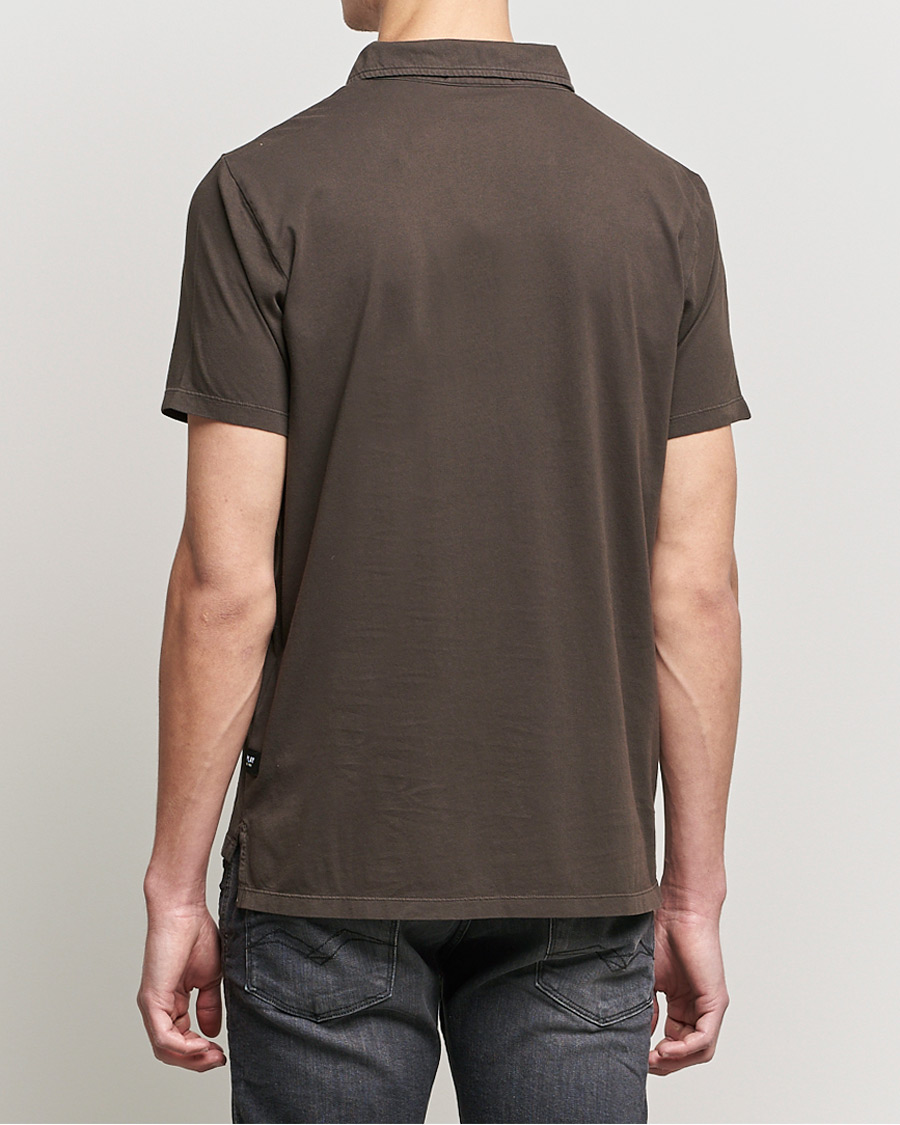 Men | Polo Shirts | Replay | Organic Cotton Jersey Polo Dark Coffee