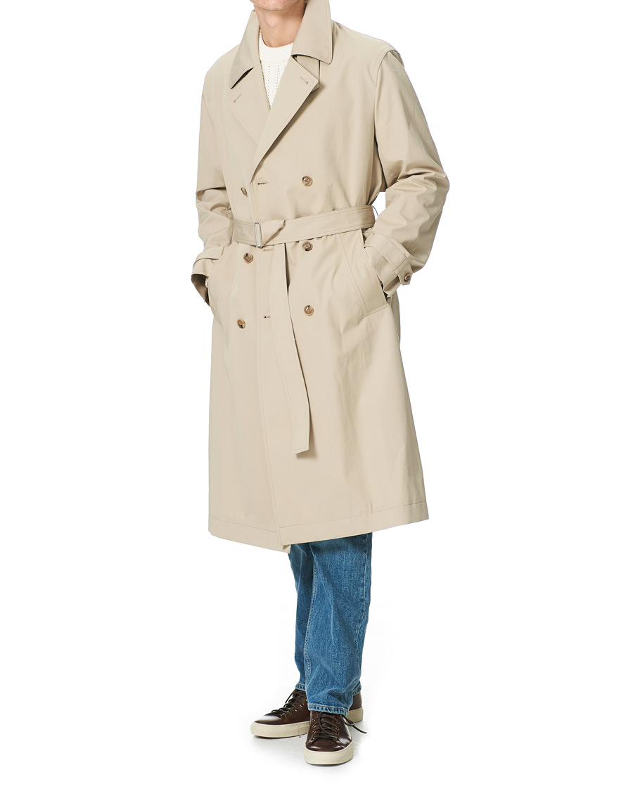 Men | Coats & Jackets | Filippa K | Bristol Trench Coat Grey Beige