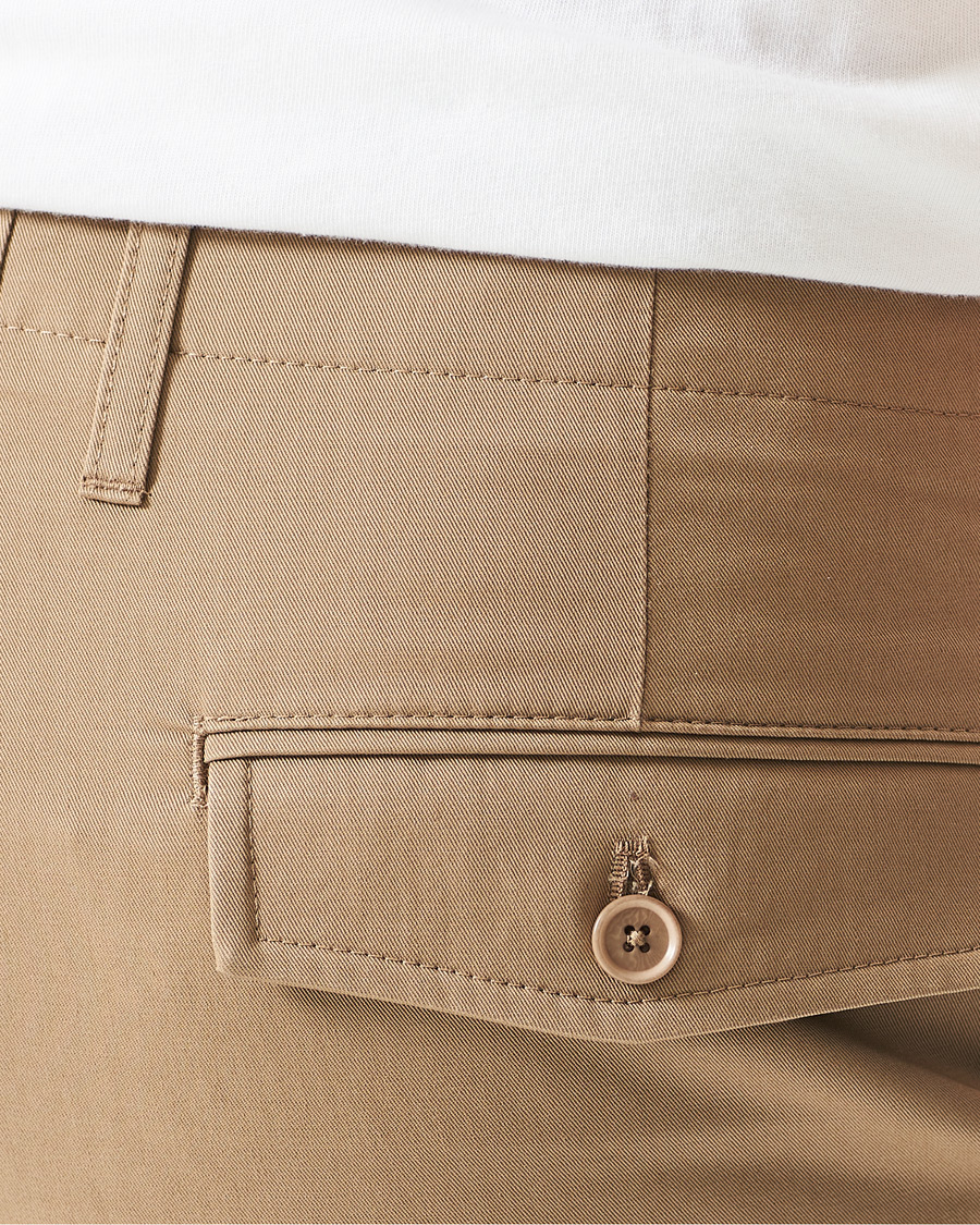 Men | Trousers | Filippa K | Flynn Cotton Chino  Dark Khaki