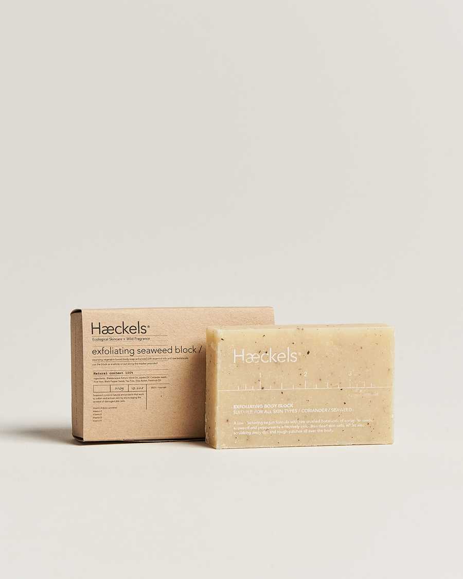 Men | Haeckels Exfoliating Vegan Seaweed Block 320g | Haeckels | Exfoliating Vegan Seaweed Block 320g