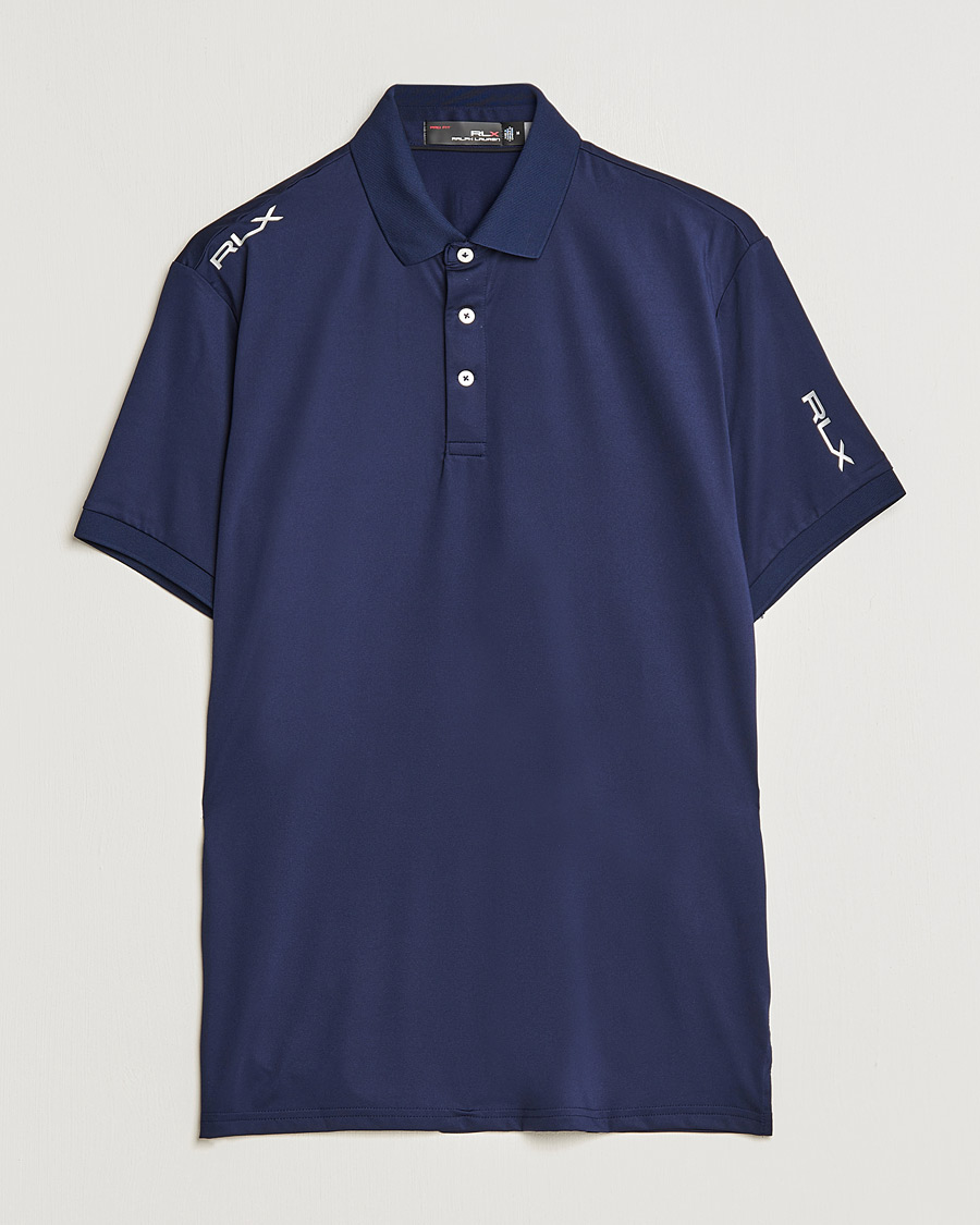 Men | Polo Shirts | RLX Ralph Lauren | Airflow Active Jersey Polo French Navy