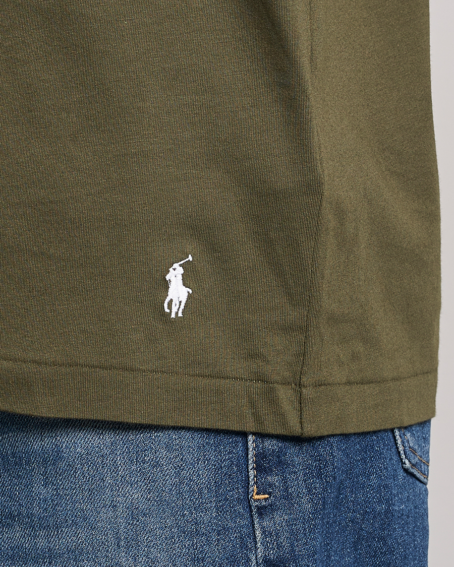 Men | T-Shirts | Polo Ralph Lauren | 3-Pack Crew Neck T-Shirt Olive/Green/Dark Green