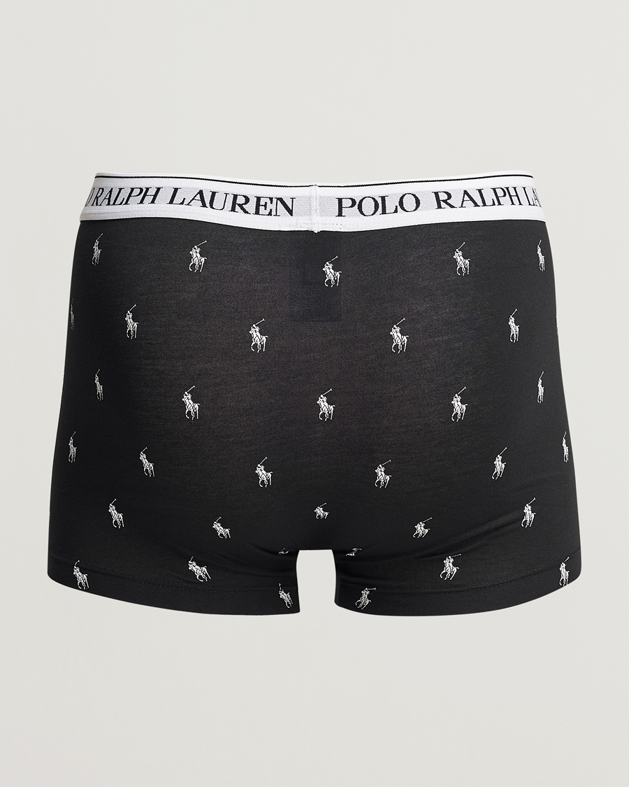Men | Underwear & Socks | Polo Ralph Lauren | 5-Pack Trunk White/Black/Grey