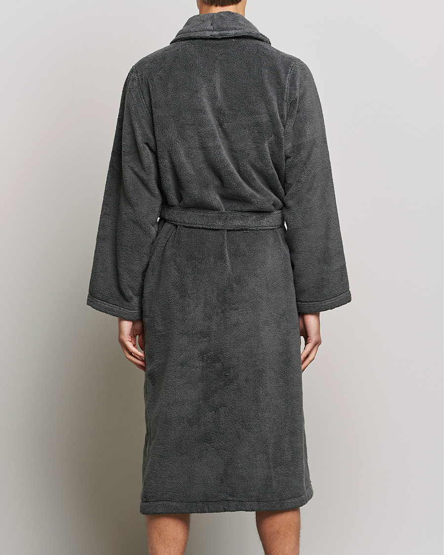 Men | Polo Ralph Lauren Cotton Terry Robe Dark Slate | Polo Ralph Lauren | Cotton Terry Robe Dark Slate