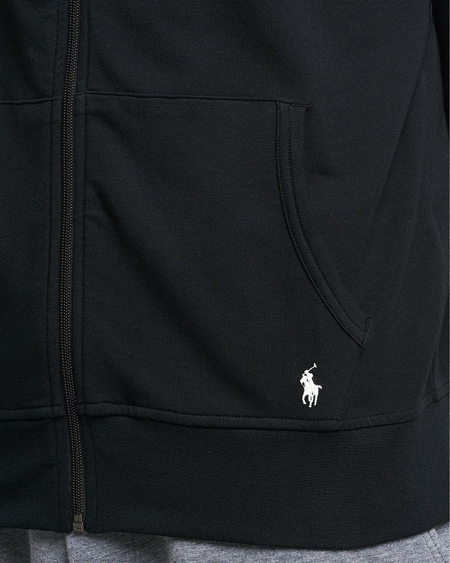 Men | Sweaters & Knitwear | Polo Ralph Lauren | Cotton Jersey Long Sleeve Hoodie Black