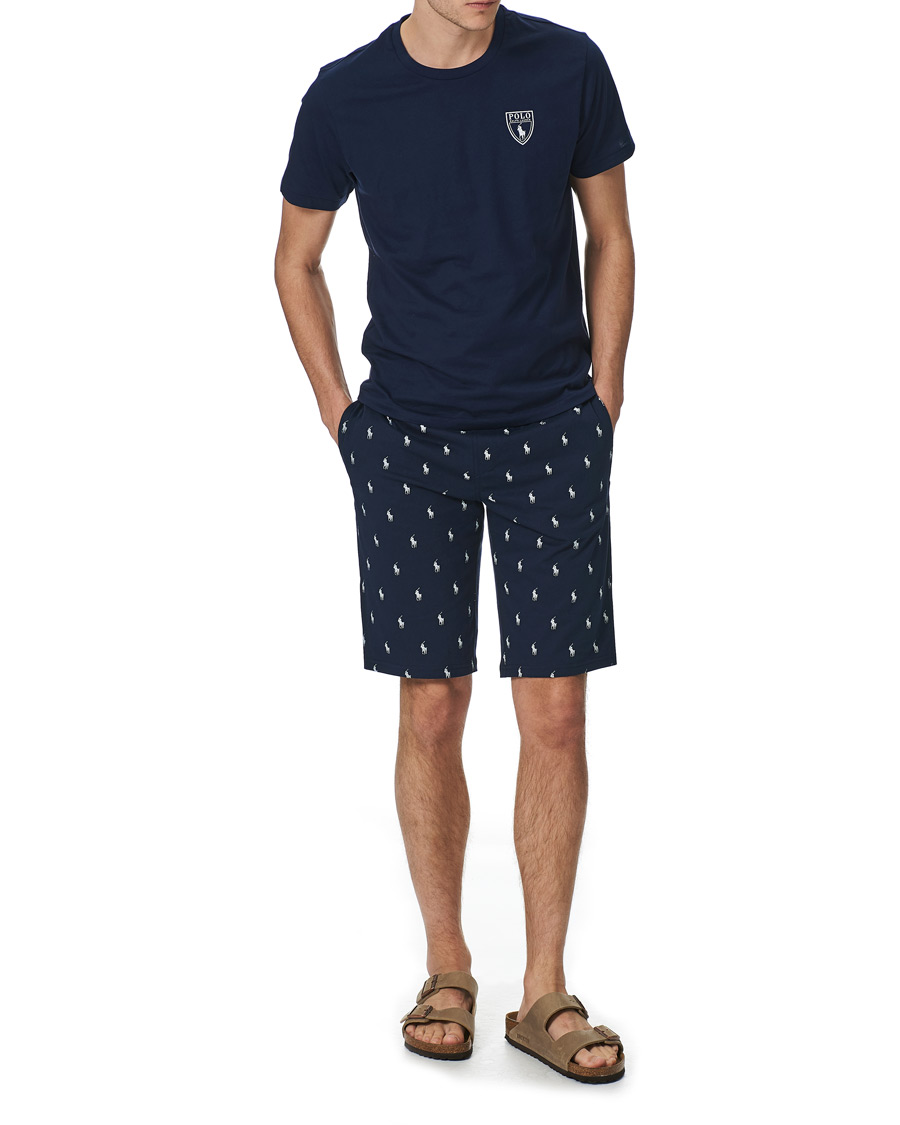 Men | Pyjamas & Robes | Polo Ralph Lauren | Short Sleeve Pyjama Set Navy