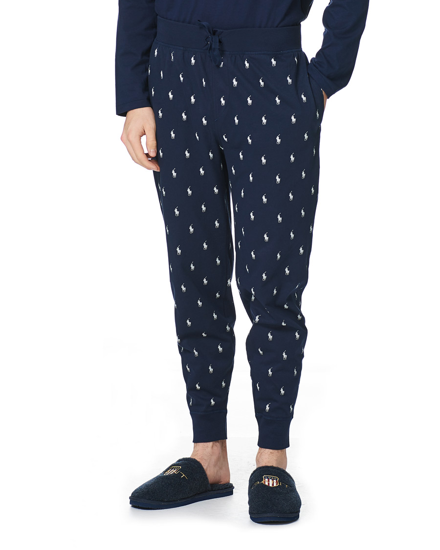 Men | Pyjamas & Robes | Polo Ralph Lauren | Long Sleeve Pyjama Set Navy