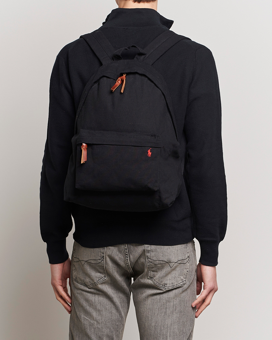 Men |  | Polo Ralph Lauren | Canvas Backpack  Black
