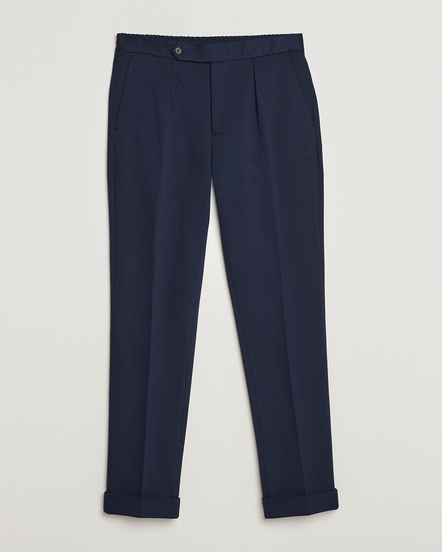 Men | Trousers | Polo Ralph Lauren | Double Knit Tech Trousers Aviator Navy