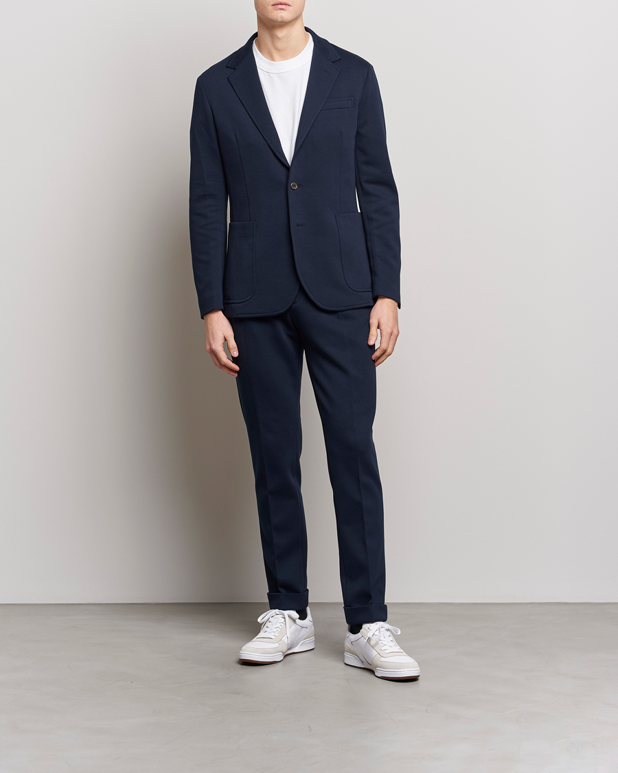 Men | Trousers | Polo Ralph Lauren | Double Knit Tech Trousers Aviator Navy