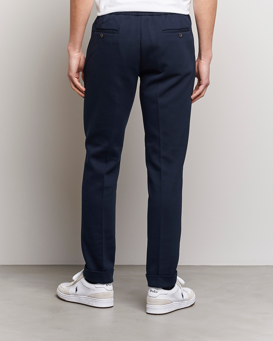 Men | Trousers | Polo Ralph Lauren | Double Knit Tech Trousers Aviator Navy
