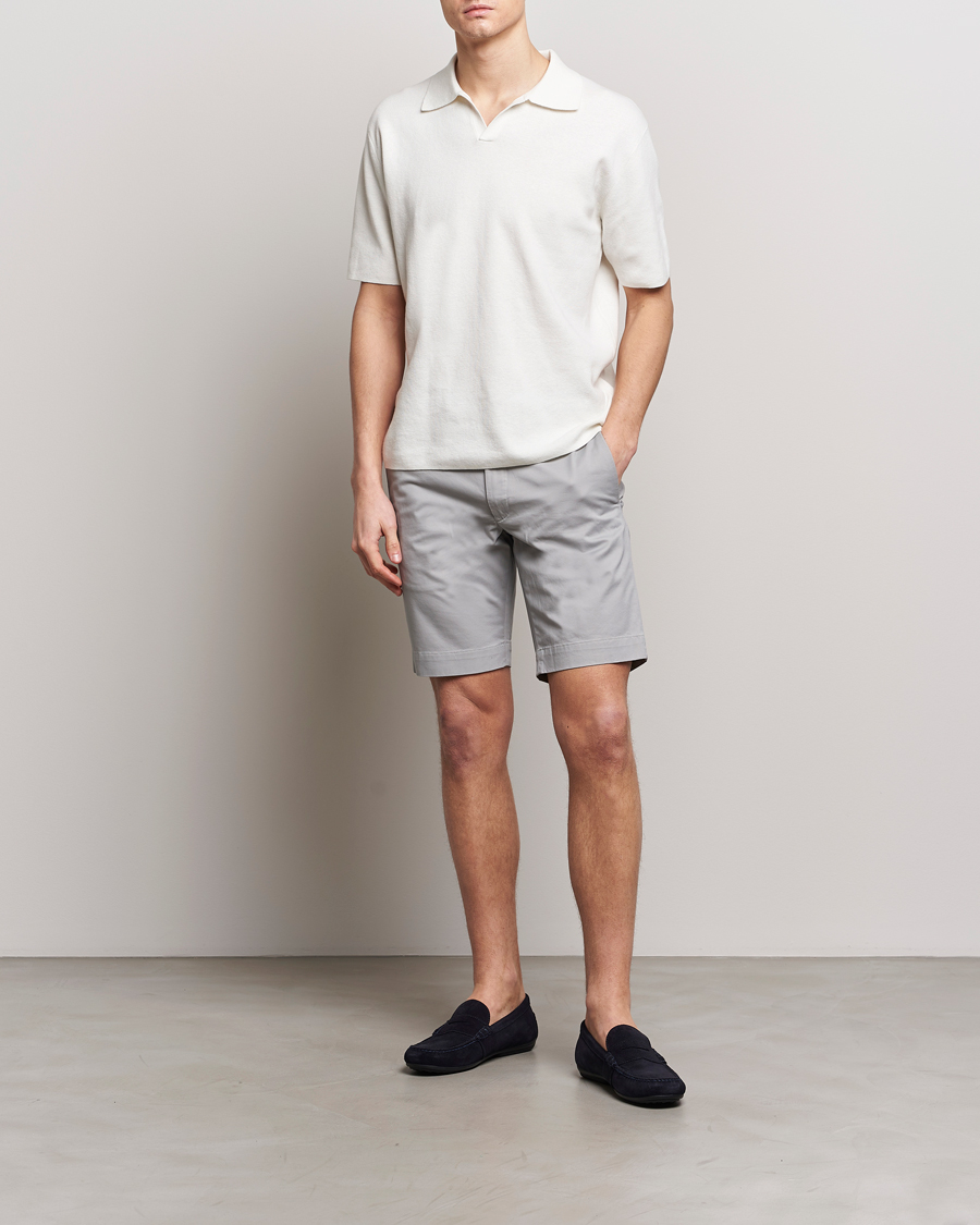 Men | Shorts | Polo Ralph Lauren | Tailored Slim Fit Shorts Soft Grey