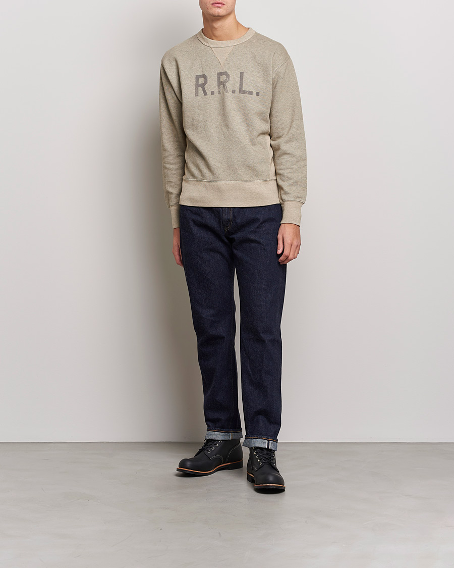 Men | Sweaters & Knitwear | RRL | Double V Sweatshirt Trainer Heather