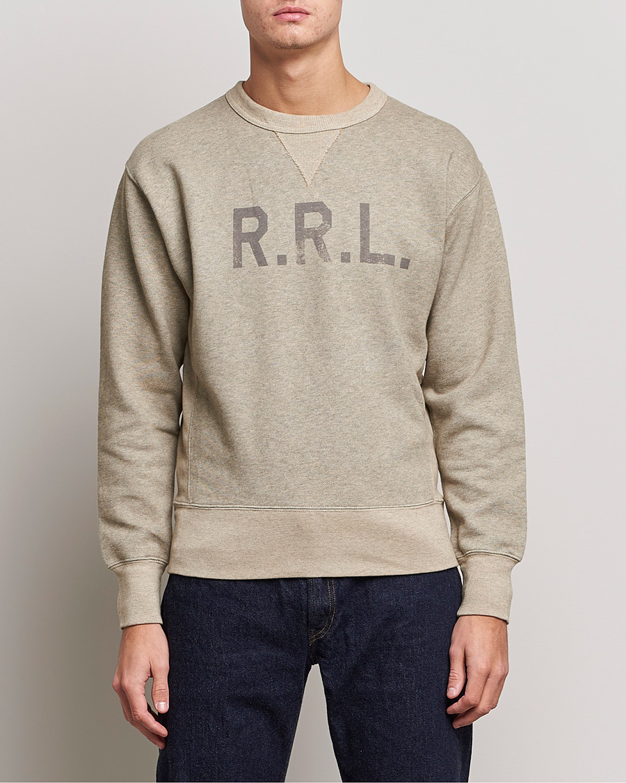 Men | Sweaters & Knitwear | RRL | Double V Sweatshirt Trainer Heather