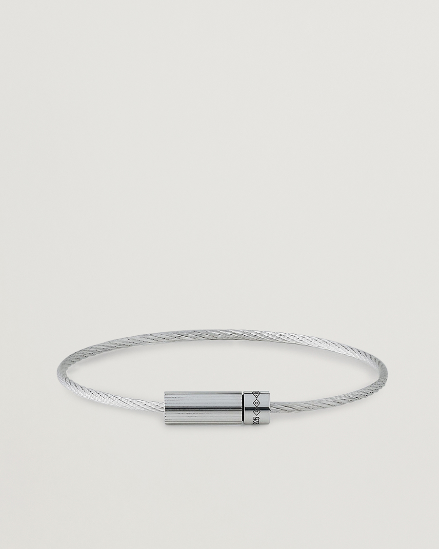 Men | LE GRAMME Horizontal Cable Bracelet Polished Sterling Silver 7g | LE GRAMME | Horizontal Cable Bracelet Polished Sterling Silver 7g
